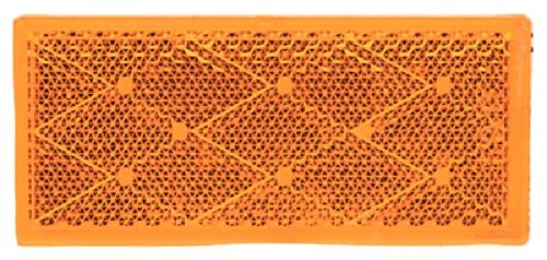 Anderson Manufacturing E483A Amber Reflector Stick-On 2-Pack
