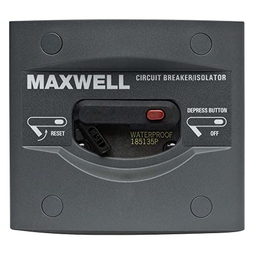 Maxwell P100791 135 Amp Circuit Breaker Windlass Isolator 12/24V