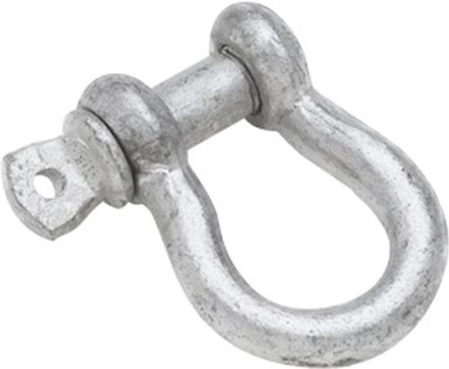 SeaSense 50074627 7/16" Galvanized Anchor Shackle with Screw Pin