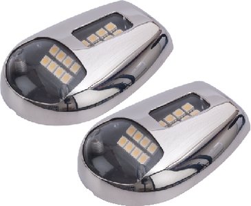 Sea-Dog Line 405950-1 Stainless Steel LED Docking Lights 180 Lumens 12V (Pair)