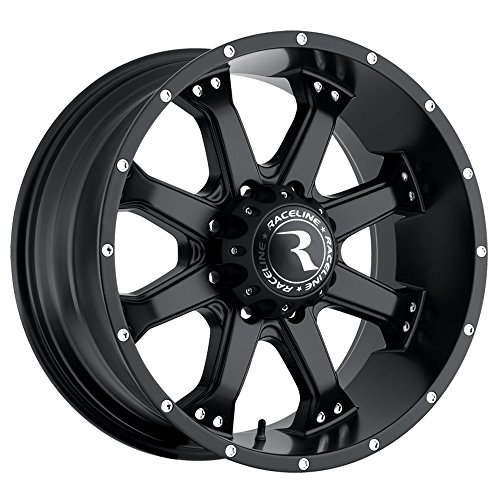 Raceline Wheels 991B-79060-00 Assault Black Beadlock-Style Wheel 17x9 6x5.5