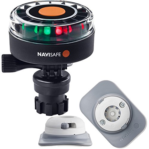 Navisafe 340KIT4 Tricolor 2NM LED Navigation Light Kit with RIB Mount White
