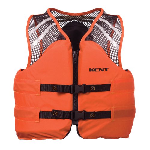 Kent Sporting Goods 150600-200-040-12 Mesh Classic Orange Work Vest,lg
