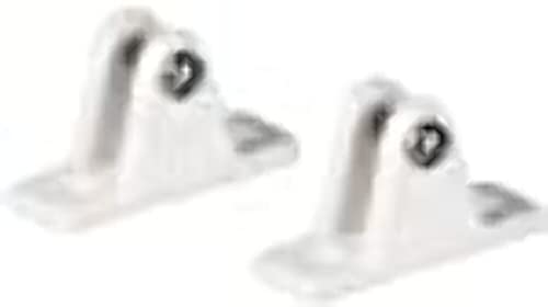 Whitecap Industries 3405WP Large Deck Hinge White Nylon 2-7/16" (1 Pair)