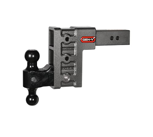 Gen-Y Hitch GH-613 Mega-Duty Adjustable Ball Mount 2.5" Shank 6" Drop 21K Capacity