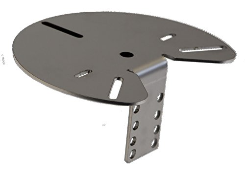 Buyers 8891001 Mirror-Mounted Beacon Bracket, Stainless Steel