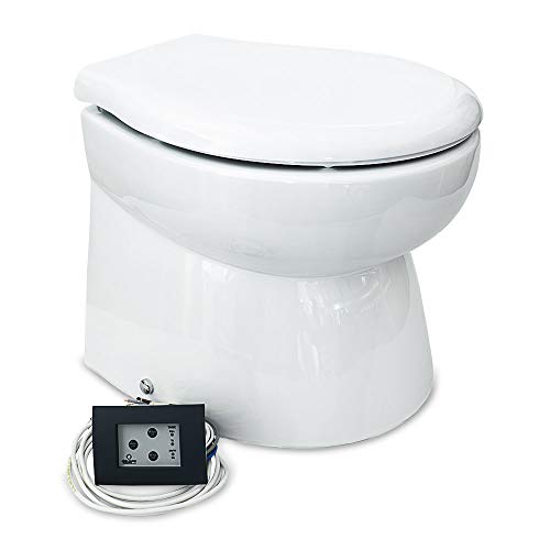 Albin 07-04-016 Premium Marine Electric Toilet Low Profile 12V