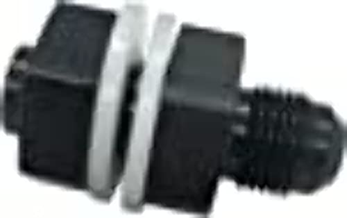 Picture of SPEEDFX 579008BK -8AN Fuel Cell Bulkhead Fitting Black Anodized Aluminum