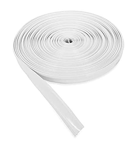 AP 011306 1" x 100' White Vinyl Trim Molding Insert for RV