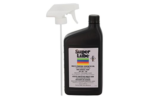 Super Lube 51600 Multi-Purpose Synthetic Oil with PTFE, 1 Quart Trigger Sprayer