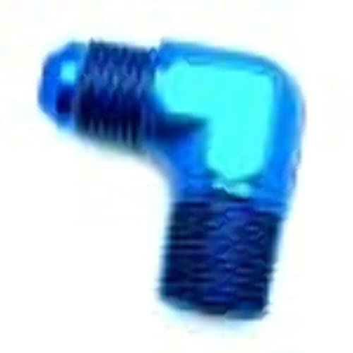 SPEEDFX 560892 -8AN to 1/2 NPTF 90 Degree Adapter Fitting Blue