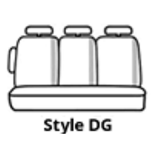 Picture of Covercraft SS8481PCCH Polycotton SeatSaver Custom Second Row Seat Cover Charcoal