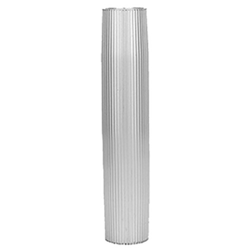 Taco Metals Z60-7279VEL27.5-2 Aluminum Ribbed Table Pedestal 27.5 Inch 2-3/8 Inch OD