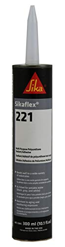 Sika 90893 Sikaflex 221 Polyurethane Sealant 10.3 oz Black