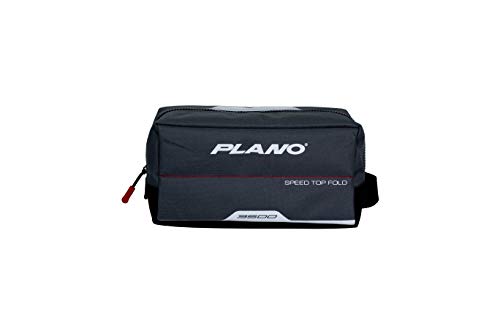 Plano PLABW150 Weekend Series 3500 Speedbag | Fold-Down Design For Quick, One-Handed Access To Fishing Gear | Includes Twostowaway Tackle Boxes, Charcoal