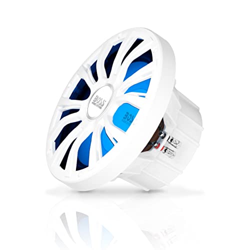 Boss Audio Systems MRGB10W 10 Inch Marine Subwoofer 800W RGB Illumination