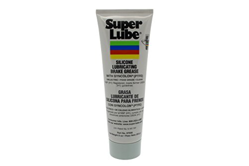 Super Lube 97008 Silicone Lubricating Brake Grease with PTFE, 8 oz Tube