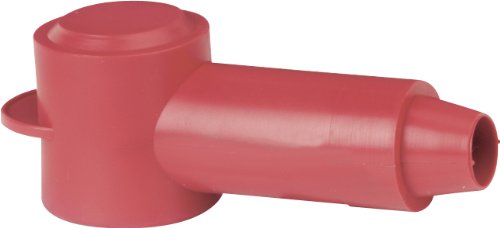 Blue Sea Systems 4014BSS Cable Cap for Stud Terminals - Red 1.25x0.700 Inch