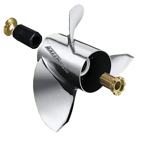 Michigan Wheel 937519 Ballistic 3-Blade Stainless Steel Propeller 14.5 x 19