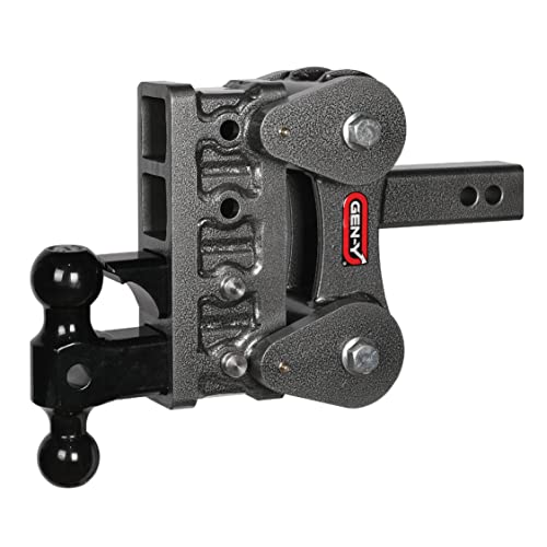 Gen-Y Hitch GH-1024 Boss Series Torsion Flex Adjustable Ball Mount with Pintle Hook