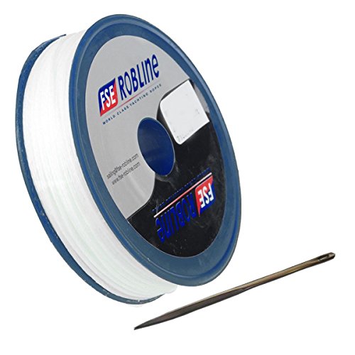Robline TY-KITW Waxed Whipping Twine Kit with Needle 0.8mm x 40M White