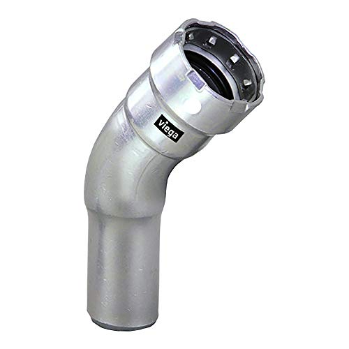 Viega 95085 VIEGA MEGAPRESS 3/4" 45 DEGREE STAINLESS 304 ELBOW