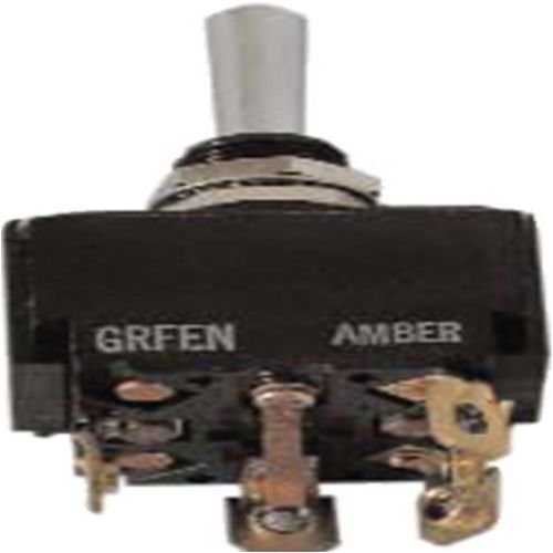 Whitecap Industries S7053C Lighted Tip Toggle Switch SPDT Momentary On-Off-On 12V 15A