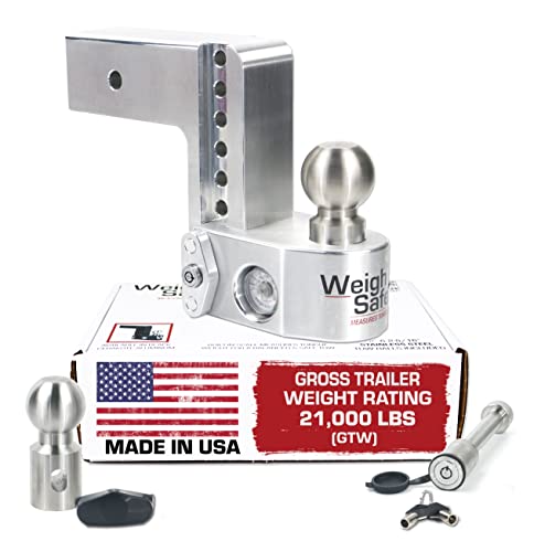 Picture of Weigh Safe WS6-3-KA 6" Drop Hitch Ball Mount with Built-In Scale 3" Receiver