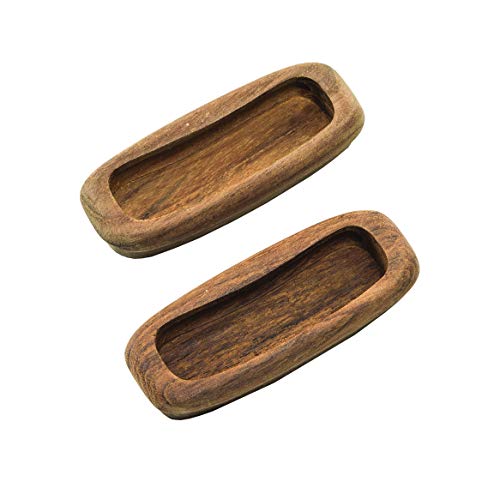 Whitecap Industries 60135-A Teak Rectangular Drawer Pull 3-1/4" 2 Pack