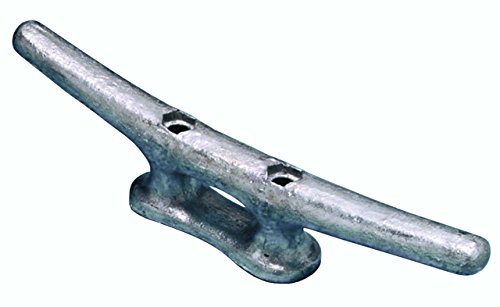 Dock Edge DE2808F Cast Iron Dock Cleat 8 Inch Galvanized