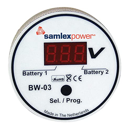 Samlex BW-03 SAMLEX BW-03 DUAL BATTERY   MONITOR 12 OR 24V AUTO
