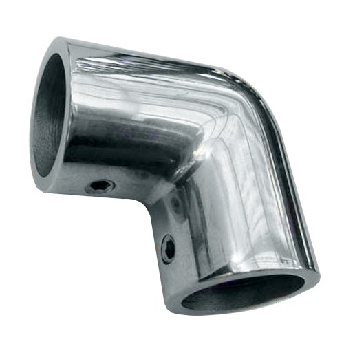 Whitecap Industries 6076C 7/8" 90 Degree Stainless Steel Rail Elbow Fitting