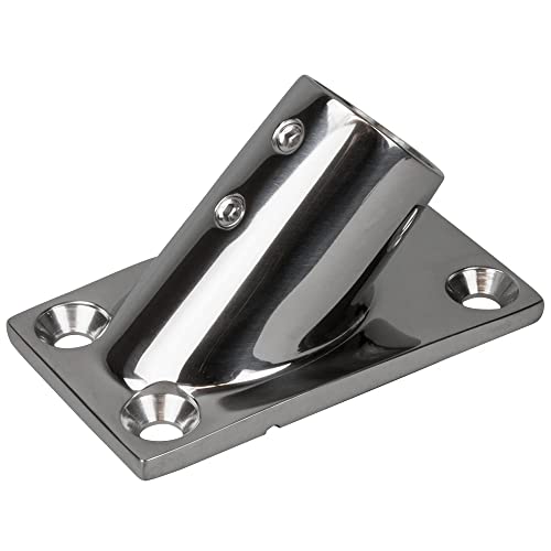 Sea-Dog Line 281451-1 45° Rectangular Base for 1" Stainless Steel Rail