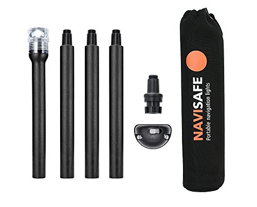Navisafe 763-1 All-White Polelight Pack with 360° 2NM Light