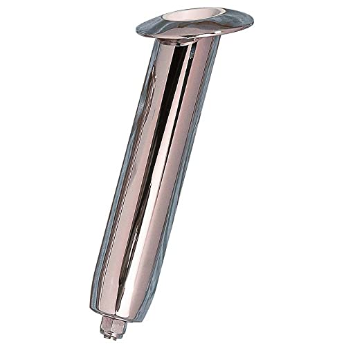 RUPP Marine CA-0122-SS Large Stainless Steel Bolt-Less Swivel Rod Holder 30 Degree