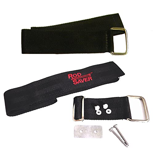 Rod Saver TMS12 Trolling Motor Saver Strap Set for Deep V Boats