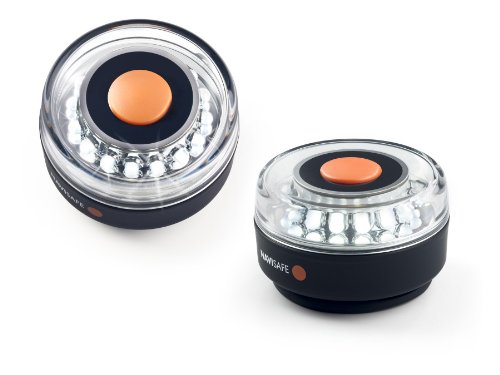 Navisafe 001-1 Navilight 360 All-White LED Navigation Light 2NM USCG Approved with Magnetic Mount