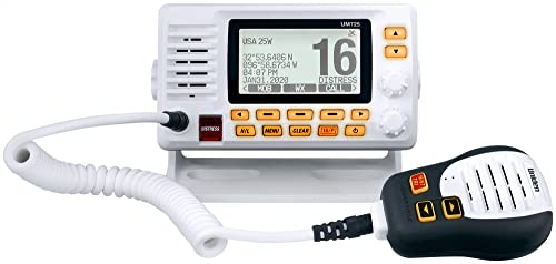 Uniden UM725 Fixed Mount VHF Marine Radio with DSC and Text Messaging