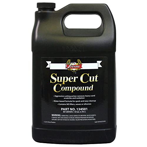 Presta 134501 Super Cut Compound 1 Gallon - Heavy Scratch & Oxidation Remover