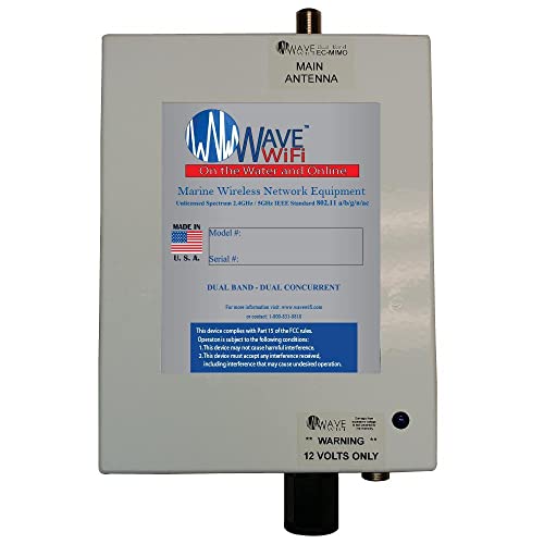 Wave Wi-Fi EC-ER DB Dual Band Marine WiFi Booster Extender System