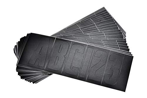 Attwood Marine 141427 ATTWOOD LETTER & NUMBER KIT BLACK