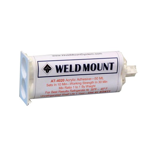Weldmount 4020 50ml Acrylic Adhesive Cartridge for Marine Mounts