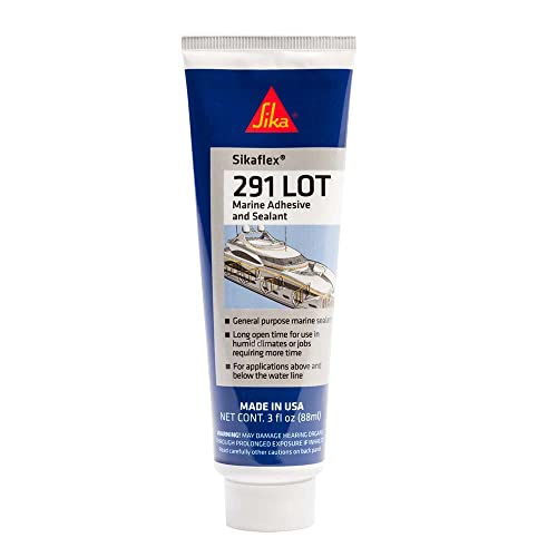 Sika 610564 Sikaflex-291 LOT Marine Polyurethane Adhesive Sealant White 3oz