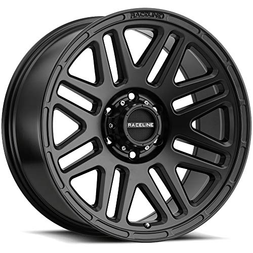 Raceline Wheels 944B-78550+18 Outlander 17x8.5 5x5 Satin Black Wheel Rim +18mm Offset
