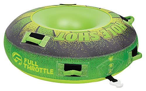 Full Throttle 302000-400-001-21 Hole Shot Towable Tube 1 Rider Green