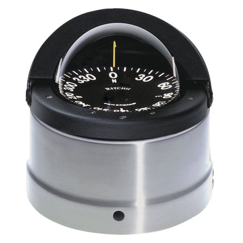 Ritchie Navigation DNP-200 Navigator Deck Mount Marine Compass Polished Stainless Steel