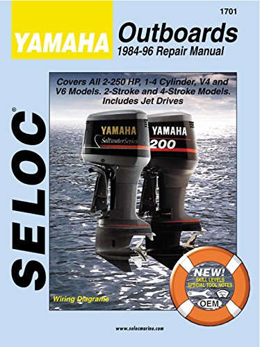 Sierra 18-01701 Seloc Repair Manual for Yamaha Outboards 1984-1996