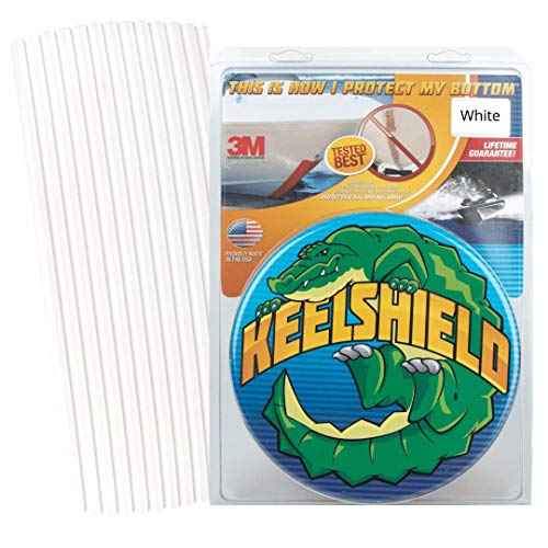 Gatorguard KS-7WHT Keelshield 7 Foot White Marine Keel Protector