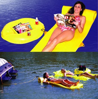 Gail Force FR300 Connectable Foam Mattress Float Yellow