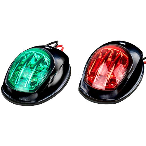 Sea-Dog Line 400073-1 LED Side Mount Navigation Lights 12V Black